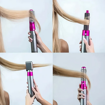 ✨ Spazzola Modellante 5 in 1 – Capelli da Salone a Casa Tua